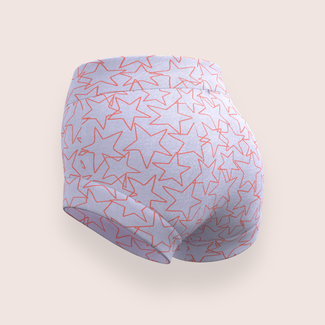 Kids Brief - Lilac Stars