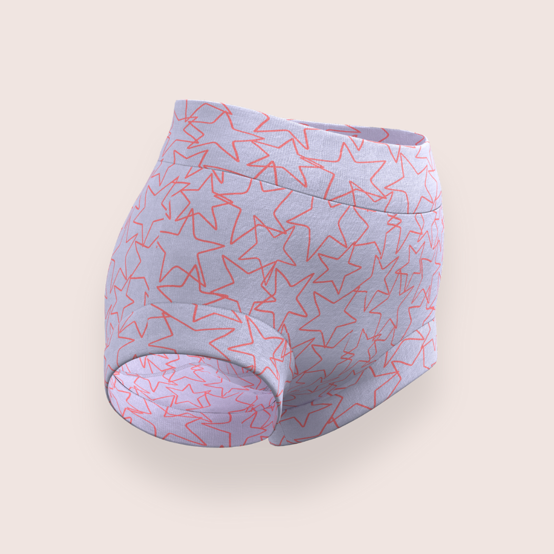 Kids Brief - Lilac Stars