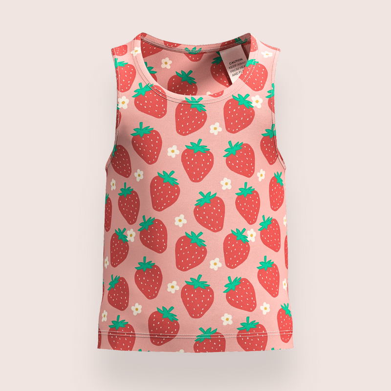 Kids Singlet -Strawberry Fields