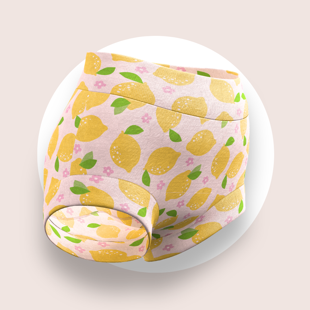 Kids Briefs Bundle 5 Pairs - Lemons
