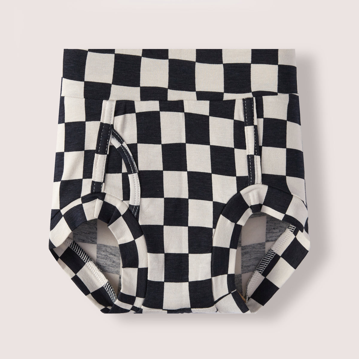 Faux-Front - Navy Check