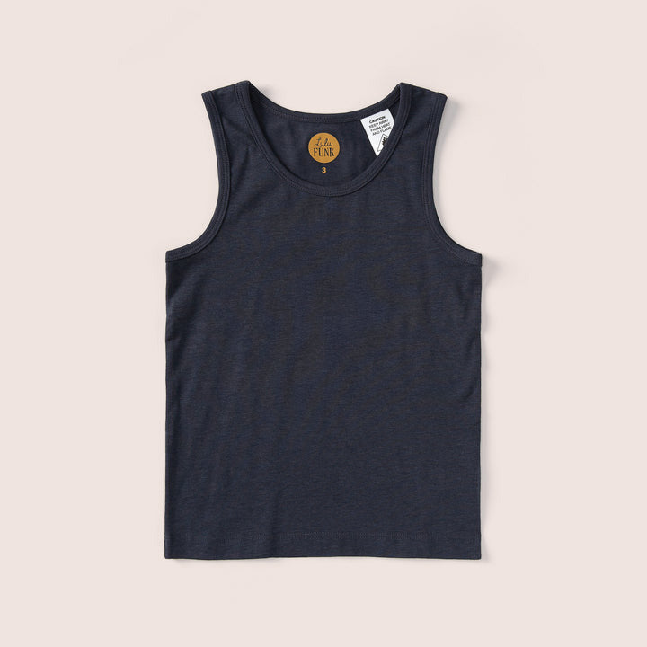 Kids Singlet - Washed Navy