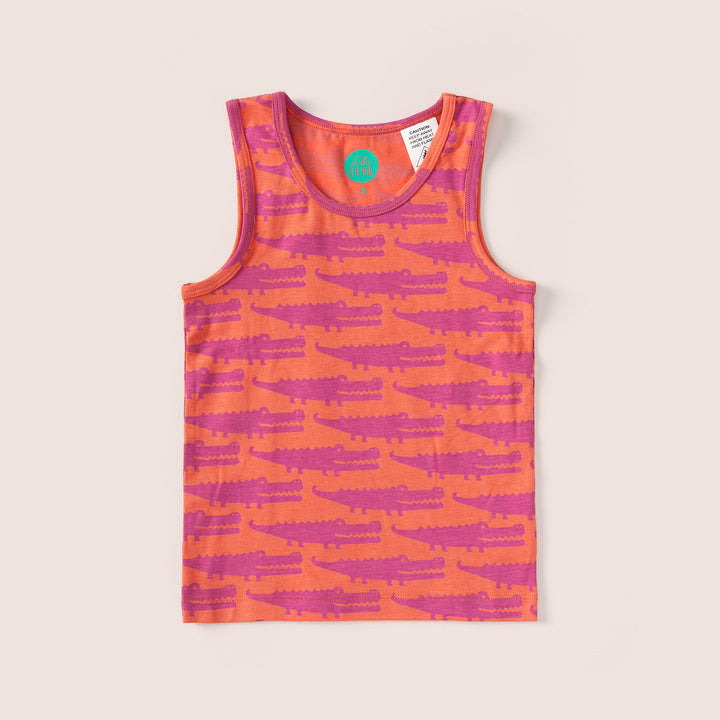 Kids Singlet - Clashing Crocs