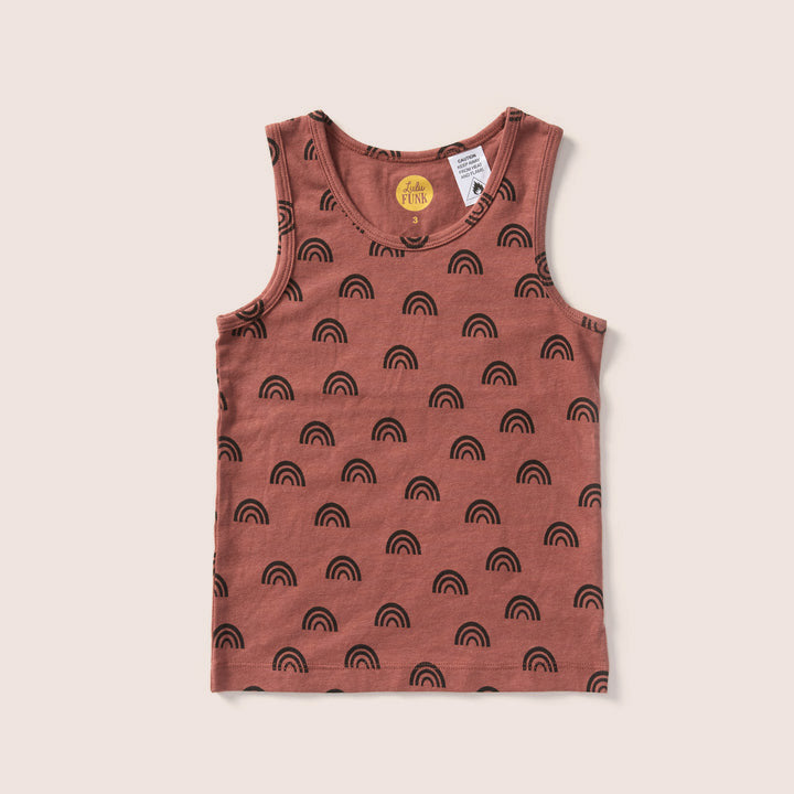 Kids Singlet - Stencil Rainbow