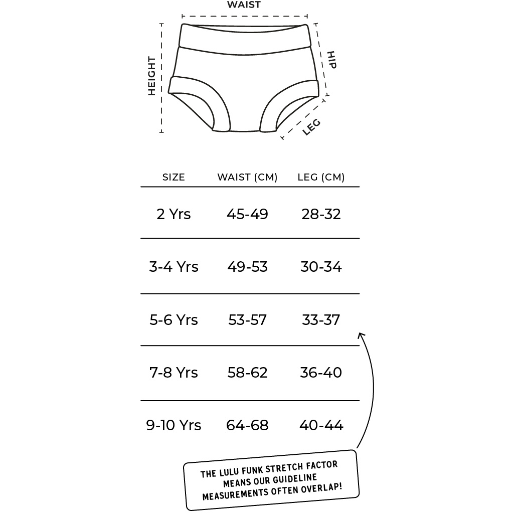 Size Guide Lulu Funk