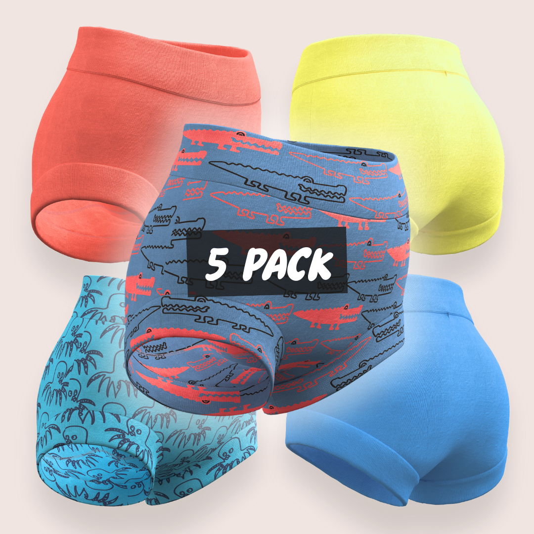Aquatic Bundle 5x Briefs 7-8yrs
