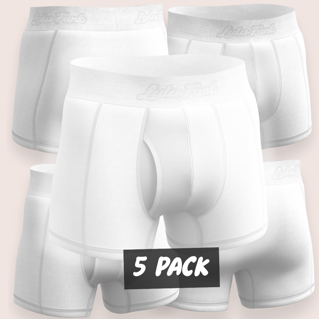 Mens White 5 Pack