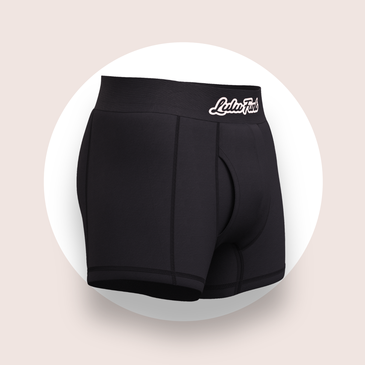 Lulu Funk Kids Boxer Brief in Black, view 3 of 7