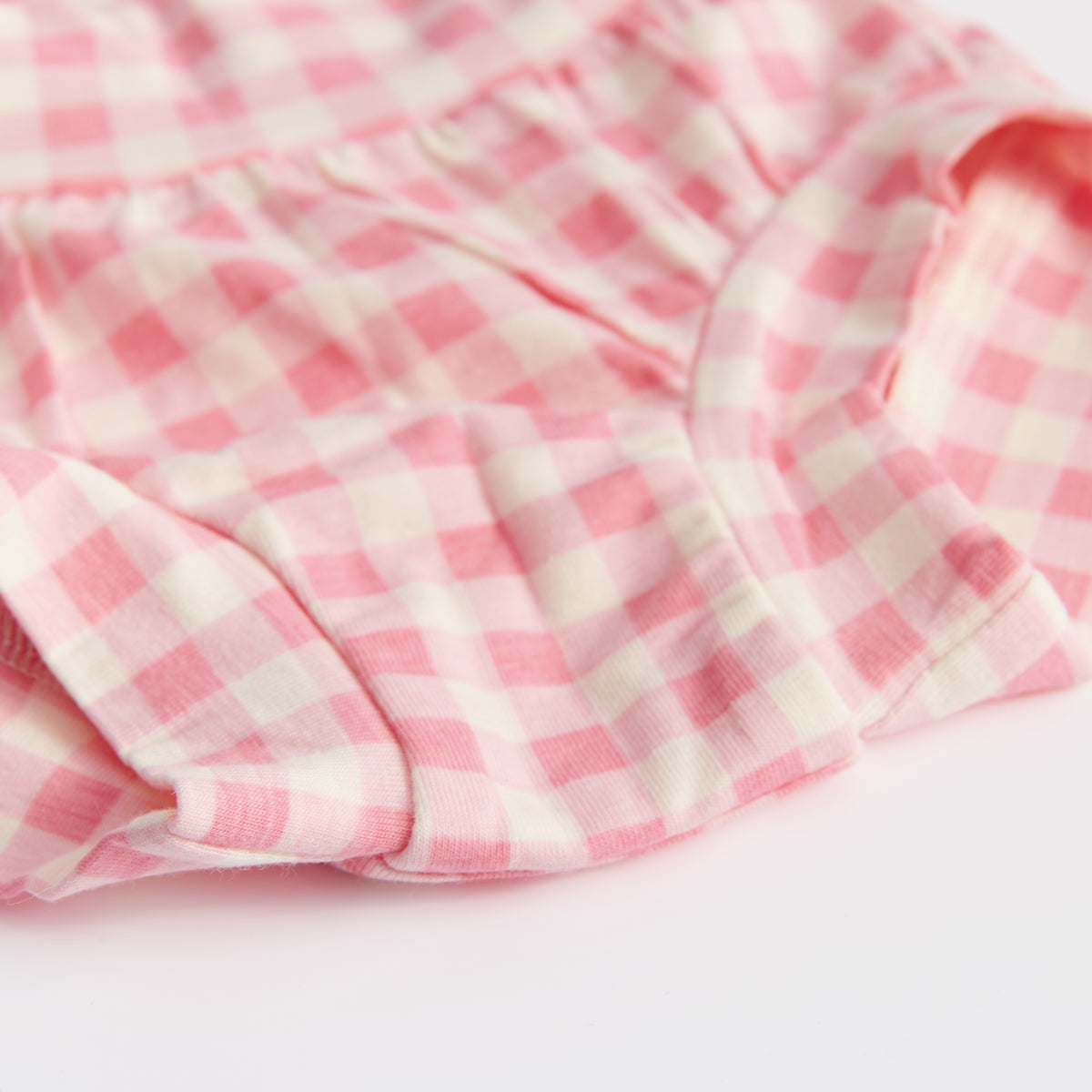 Kids Brief - Pastel Pink Gingham