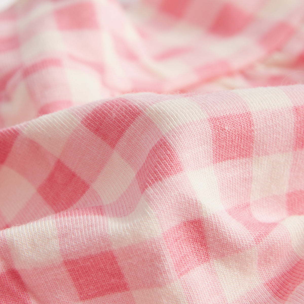 Kids Brief - Pastel Pink Gingham