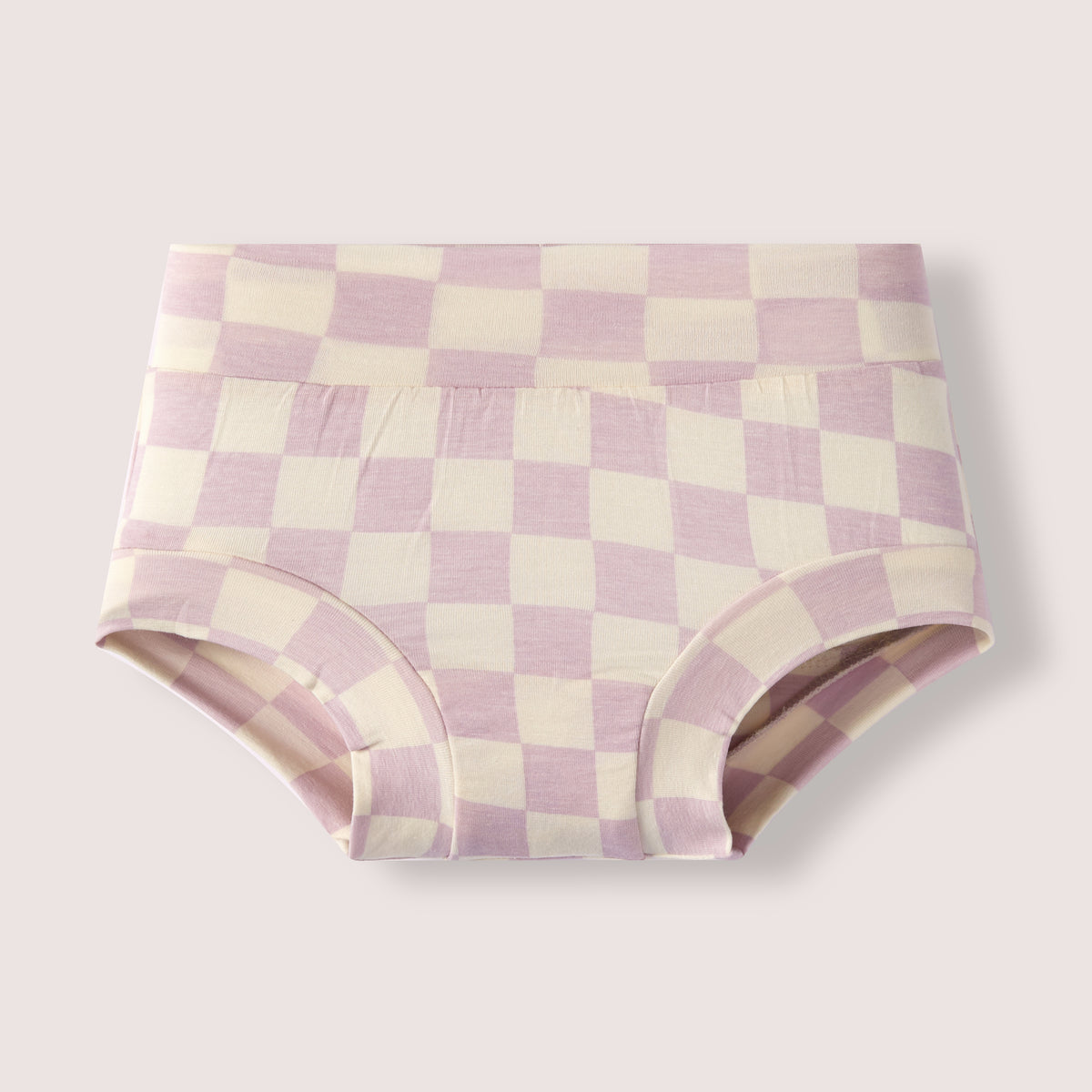 Kids Brief - Purple Check