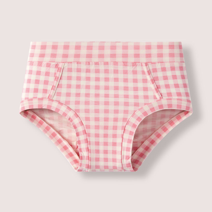 Womens - Pastel Pink Gingham XXXL