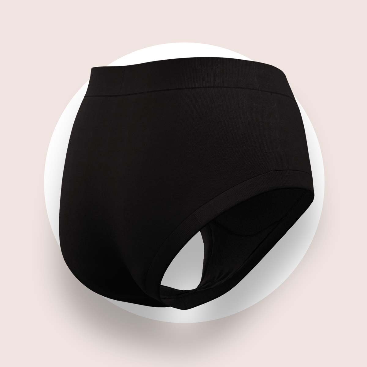 Lulu Funk Womens High Rise Brief in Black, view 5 of 7