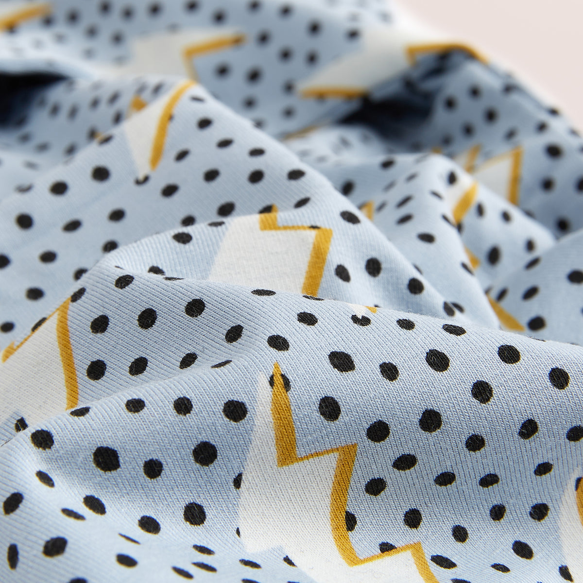 Bamboo &amp; Organic Cotton Baby Bodysuit - Bolts of lightning