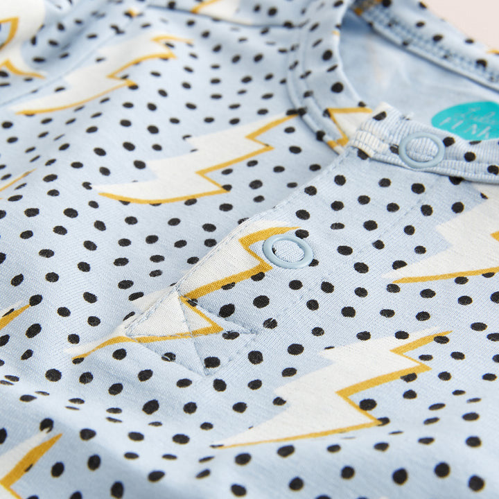 Bamboo &amp; Organic Cotton Baby Bodysuit - Bolts of lightning