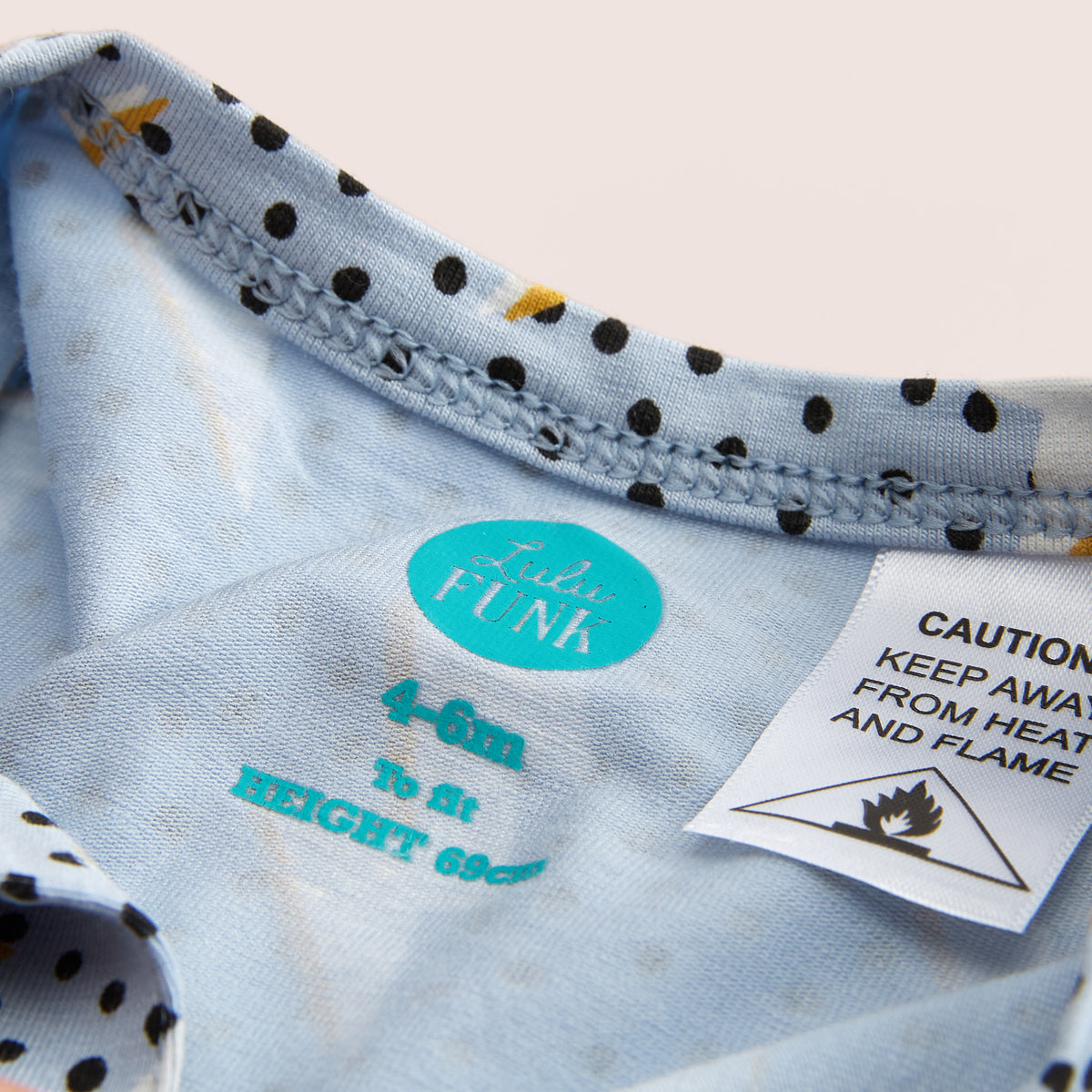 Bamboo &amp; Organic Cotton Baby Bodysuit - Bolts of lightning