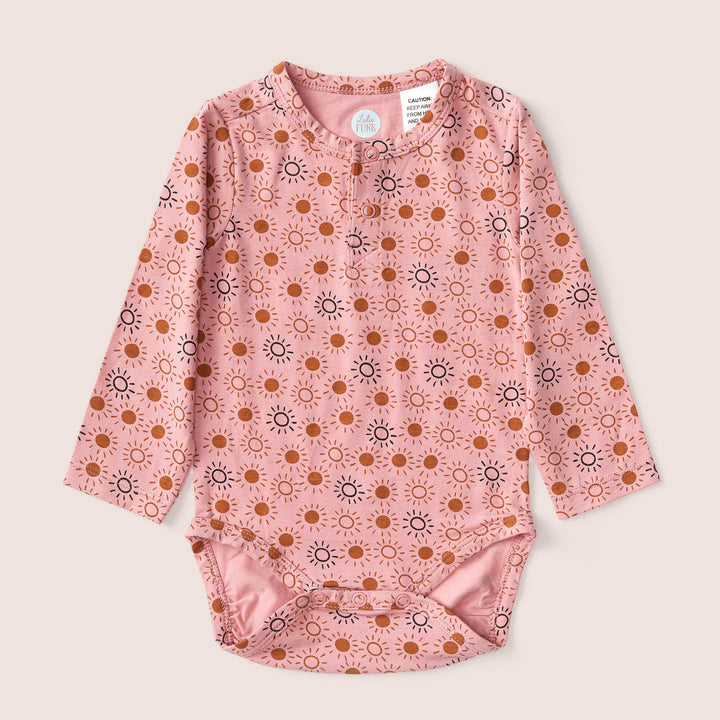 Bamboo &amp; Organic Cotton Baby Bodysuit - Little Sunshine