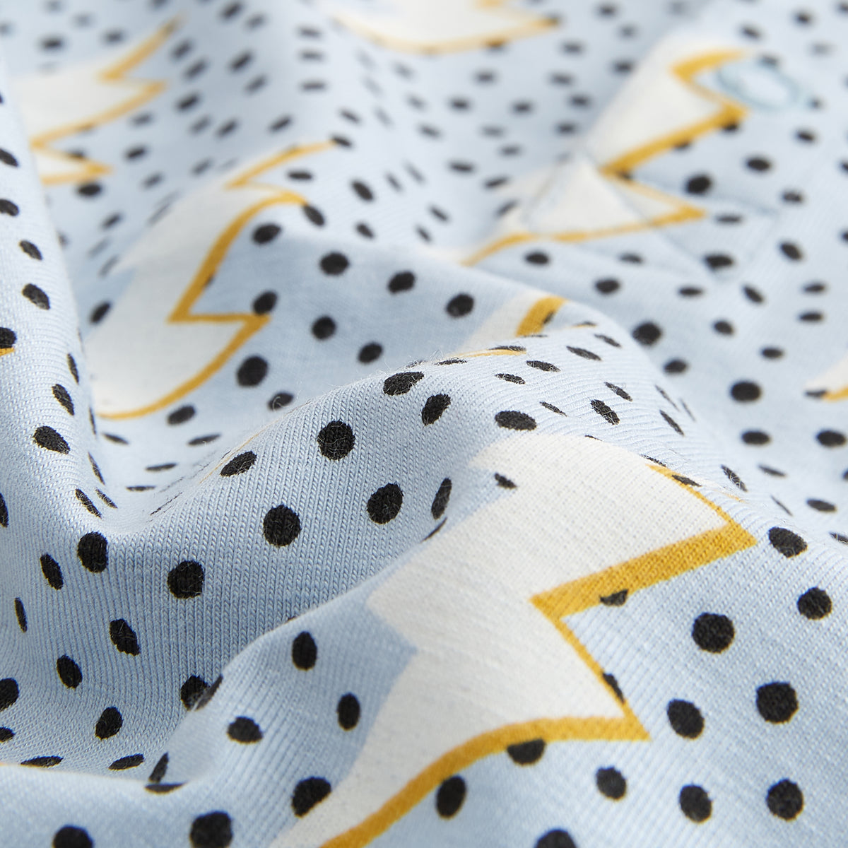 Bamboo &amp; Organic Cotton Baby Bodysuit - Bolts of lightning