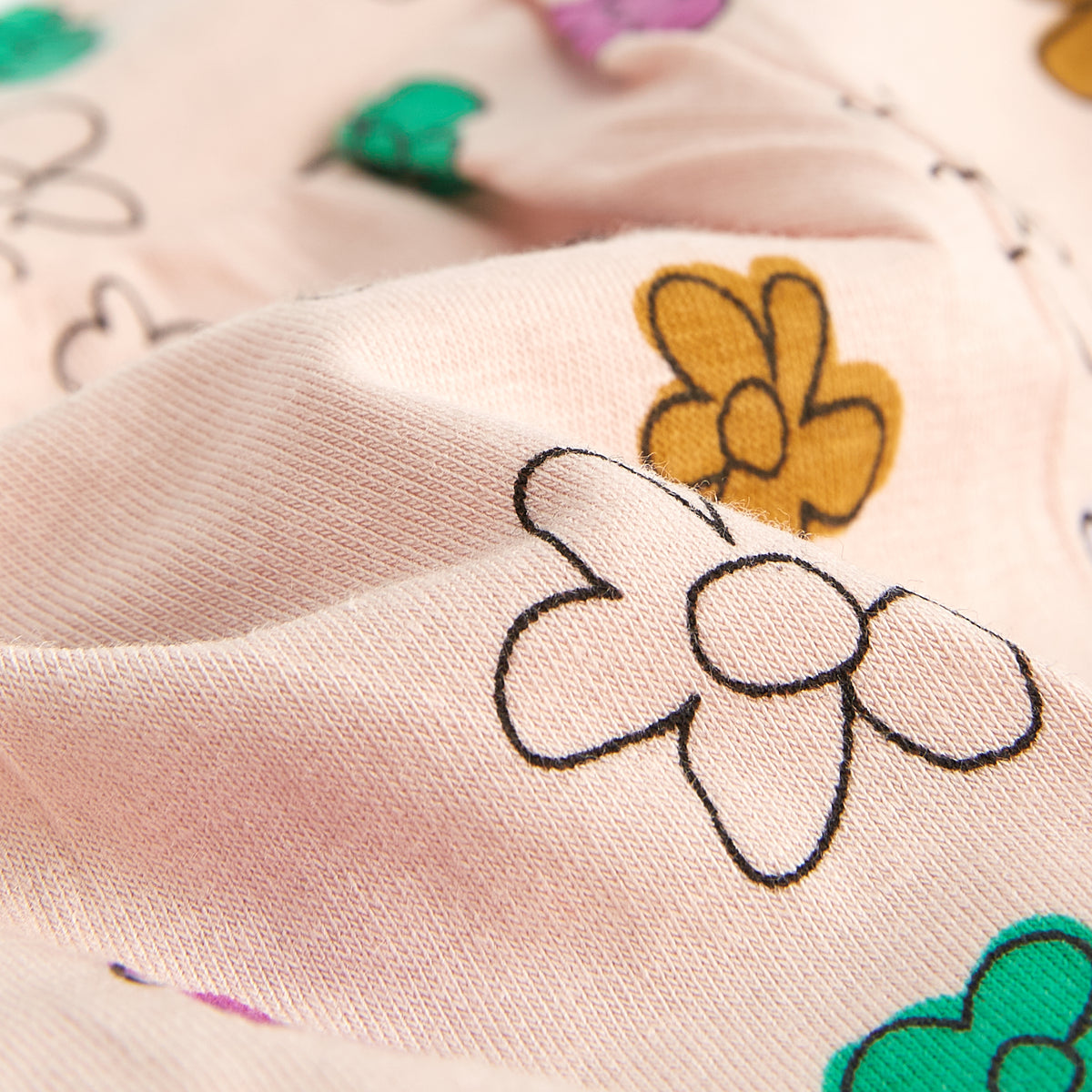 Flower Doodle - Bamboo &amp; Organic Cotton Singlet - Lulu Funk