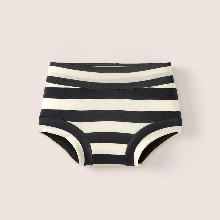 Bamboo &amp; Organic Cotton Kids Underwear Brief - Nautical Stripes