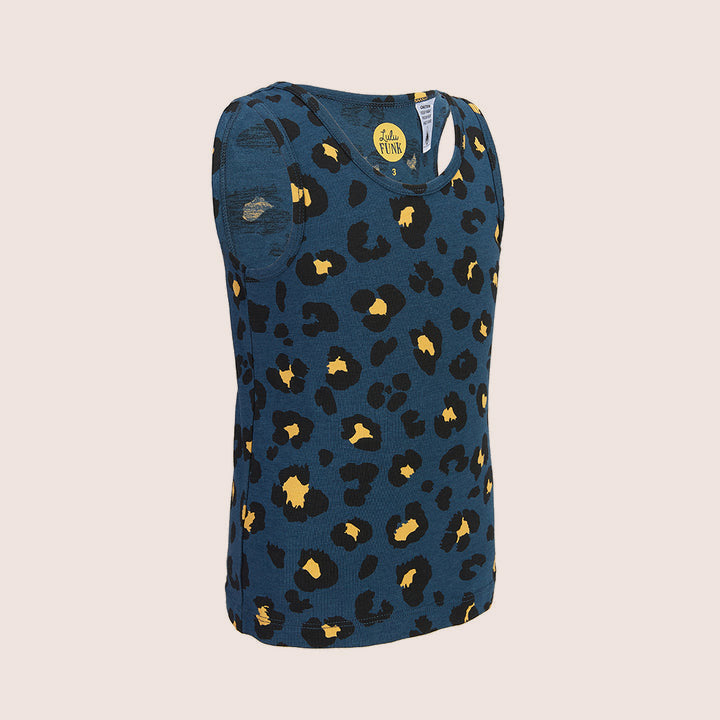 Kids Singlet - Leopard Night Sky