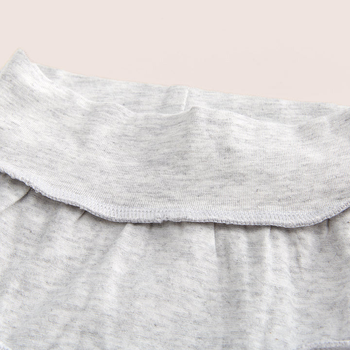Bamboo &amp; Organic Cotton Kids Underwear Brief - Light Grey Marle