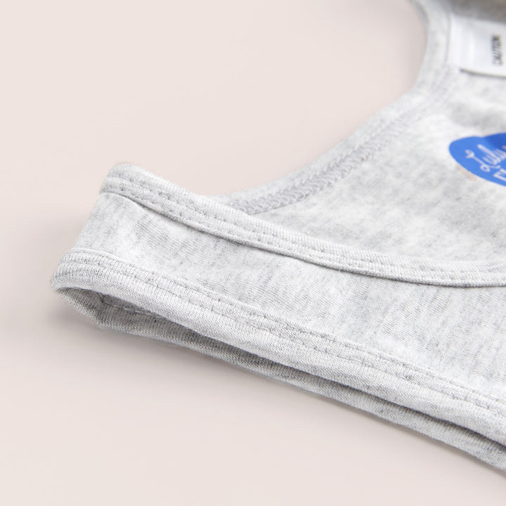 Kids Singlet - Light Grey Marle