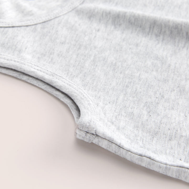 Kids Singlet - Light Grey Marle